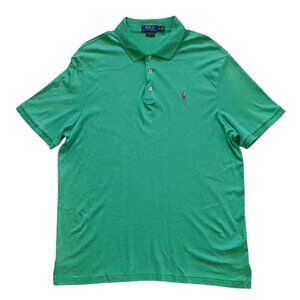 Polo Ralph Lauren Men’s Classic Fit Soft Cotton Polo Shirt Green Size XL